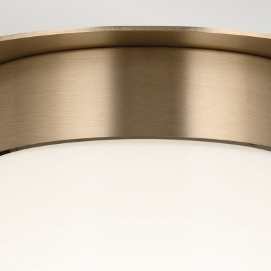 Plafonnier Albers Bronze et opale 40W ELSTEAD LIGHTING KL-ALBERS-F-T-CPZ