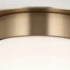Plafonnier Albers Bronze et opale 40W ELSTEAD LIGHTING KL-ALBERS-F-T-CPZ