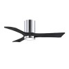 Ventilateur Plafonnier avec lumiere Irene 106cm Chromé Poli Noir ATLAS FAN IR3HLK-CR-BK-42