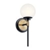 Applique Benno Noir, bronze et blanc 3W LED ELSTEAD LIGHTING KL-BENNO1-BK-CPZ