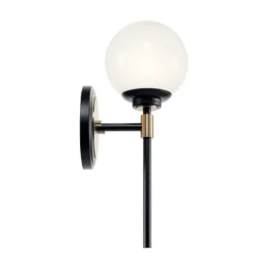 Applique Benno Noir, bronze et blanc 3W LED ELSTEAD LIGHTING KL-BENNO1-BK-CPZ