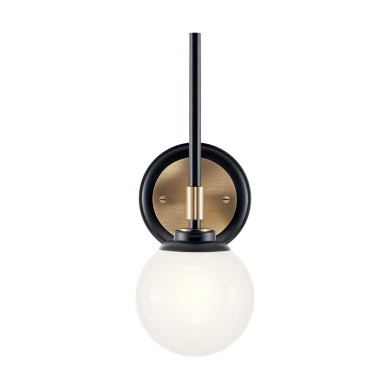 Applique Benno Noir, bronze et blanc 3W LED ELSTEAD LIGHTING KL-BENNO1-BK-CPZ