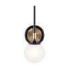 Applique Benno Noir, bronze et blanc 3W LED ELSTEAD LIGHTING KL-BENNO1-BK-CPZ