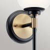 Applique Benno Noir, bronze et blanc 3W LED ELSTEAD LIGHTING KL-BENNO1-BK-CPZ
