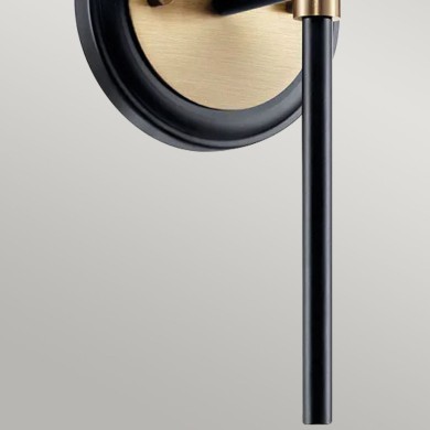 Applique Benno Noir, bronze et blanc 3W LED ELSTEAD LIGHTING KL-BENNO1-BK-CPZ