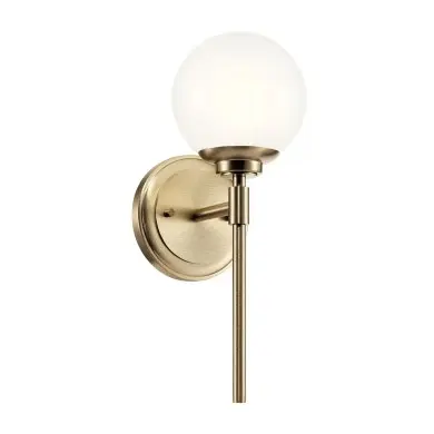 Applique Benno Bronze et blanc 3W LED ELS_KL-BENNO1-CPZ KL-BENNO1-CPZ Applique Benno Bronze et blanc 3W LED ELSTEAD LIGHTING KL-BENNO1-CPZ