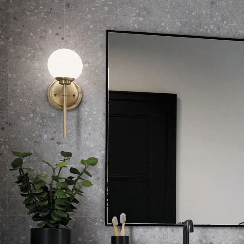 Applique Benno Bronze et blanc 3W LED ELS_KL-BENNO1-CPZ KL-BENNO1-CPZ Applique Benno Bronze et blanc 3W LED ELSTEAD LIGHTING KL-BENNO1-CPZ