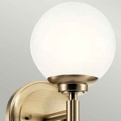 Applique Benno Bronze et blanc 3W LED ELSTEAD LIGHTING KL-BENNO1-CPZ