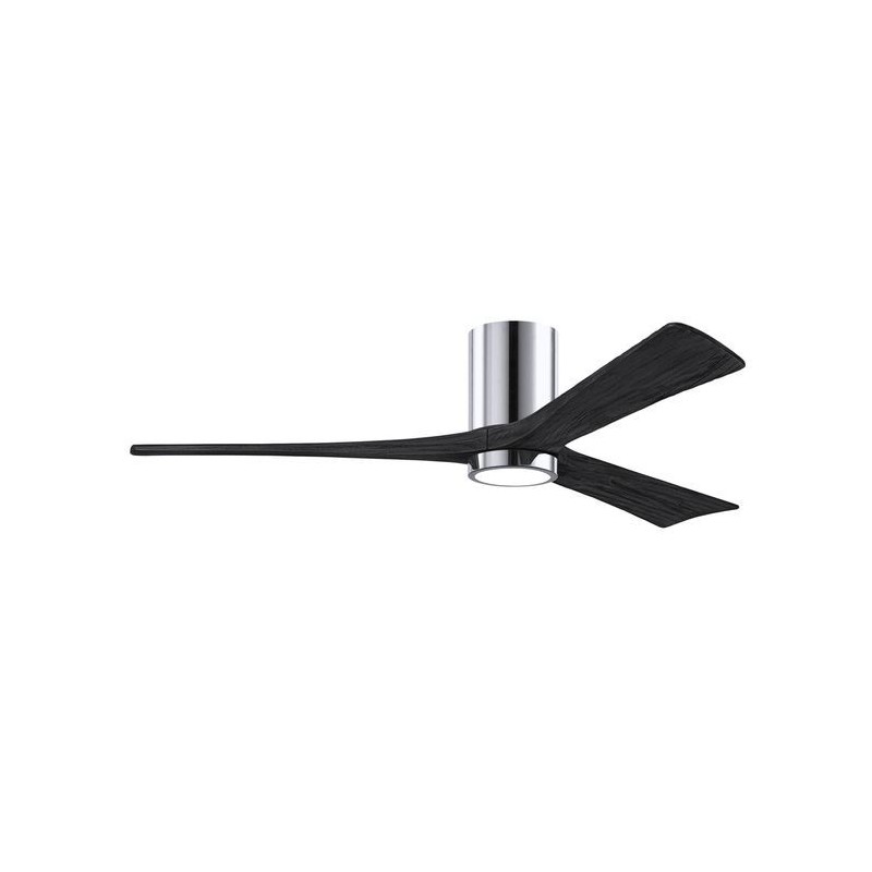 Ventilateur Plafond avec Lumière Irene 152cm Chromé Poli MAT_IR3HLK-CR-BK-60 IR3HLK-CR-BK-60 Ventilateur Plafond avec Lumière Irene 152cm Chromé Poli ATLAS FAN IR3HLK-CR-BK-60