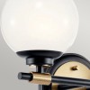 Applique Benno Noir, bronze et blanc 2x3W LED ELSTEAD LIGHTING KL-BENNO2-BK-CPZ