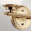 Applique Benno Bronze et opale 2x3W LED ELSTEAD LIGHTING KL-BENNO2-CPZ
