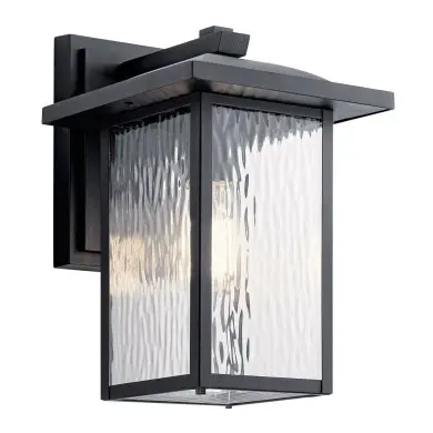 Applique Cappanna Noir et transparent 60W H34 ELSTEAD LIGHTING KL-CAPPANNA-M-BKT