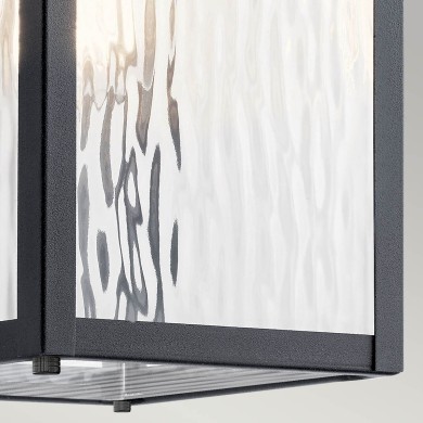 Applique Cappanna Noir et transparent 60W H34 ELSTEAD LIGHTING KL-CAPPANNA-M-BKT