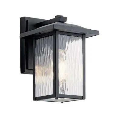Applique Cappanna Noir et transparent 60W H26 ELSTEAD LIGHTING KL-CAPPANNA-S-BKT