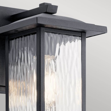 Applique Cappanna Noir et transparent 60W H26 ELSTEAD LIGHTING KL-CAPPANNA-S-BKT
