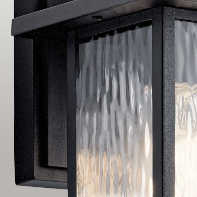 Applique Cappanna Noir et transparent 60W H26 ELSTEAD LIGHTING KL-CAPPANNA-S-BKT