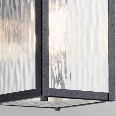 Applique Cappanna Noir et transparent 60W H26 ELSTEAD LIGHTING KL-CAPPANNA-S-BKT