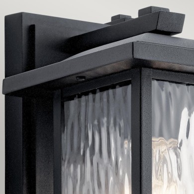 Applique Cappanna Noir et transparent 60W H26 ELSTEAD LIGHTING KL-CAPPANNA-S-BKT