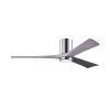 Ventilateur Plafond Irene-3HLK 152cm Chromé Poli Bois vieilli ATLAS FAN IR3HLK-CR-BW-60