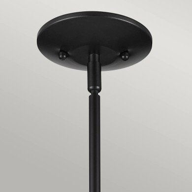 Suspension Deela Noir et opale 60W ELSTEAD LIGHTING KL-DEELA-P-BK