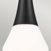 Suspension Deela Noir et opale 60W ELSTEAD LIGHTING KL-DEELA-P-BK
