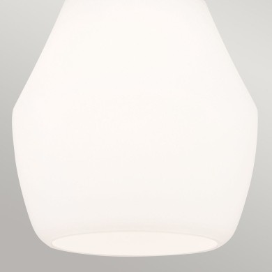 Suspension Deela Noir et opale 60W ELSTEAD LIGHTING KL-DEELA-P-BK