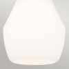 Suspension Deela Noir et opale 60W ELSTEAD LIGHTING KL-DEELA-P-BK