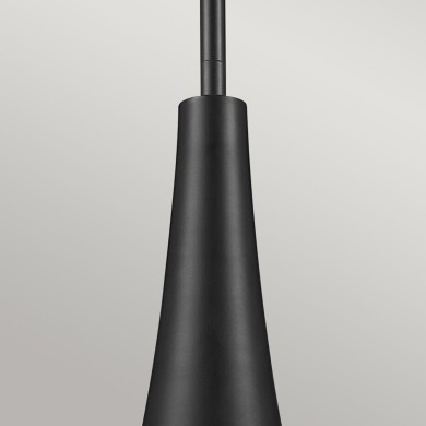 Suspension Deela Noir et opale 60W ELSTEAD LIGHTING KL-DEELA-P-BK