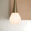 Suspension Deela Bronze et opale 60W ELSTEAD LIGHTING KL-DEELA-P-CPZ