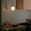 Suspension Deela Bronze et opale 60W ELSTEAD LIGHTING KL-DEELA-P-CPZ