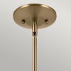 Suspension Deela Bronze et opale 60W ELSTEAD LIGHTING KL-DEELA-P-CPZ