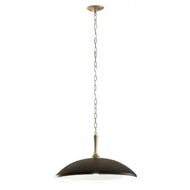 Suspension Delarosa Noir et bronze 60W ELSTEAD LIGHTING KL-DELAROSA-P-BK