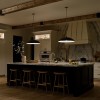 Suspension Delarosa Noir et bronze 60W ELSTEAD LIGHTING KL-DELAROSA-P-BK