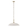 Suspension Delarosa Blanc et bronze 60W ELSTEAD LIGHTING KL-DELAROSA-P-WH
