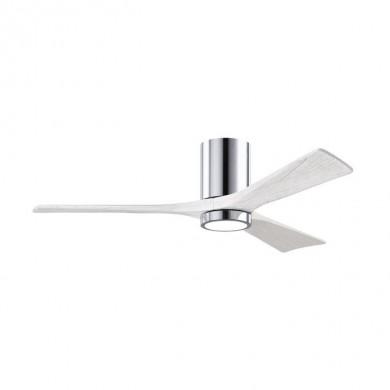 Ventilateur Plafond avec lumière Irene 132cm Chromé Blanc ATLAS FAN IR3HLK-CR-MWH-52