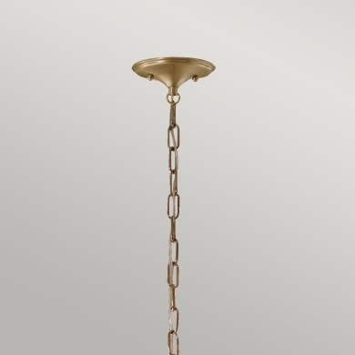 Suspension Delarosa Blanc et bronze 60W ELSTEAD LIGHTING KL-DELAROSA-P-WH