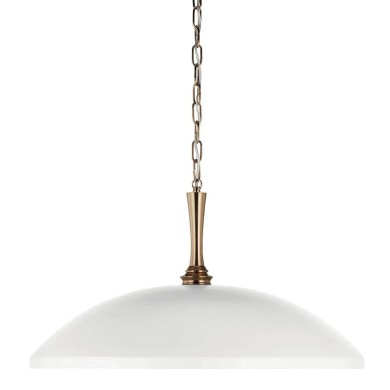 Suspension Delarosa Blanc et bronze 60W ELSTEAD LIGHTING KL-DELAROSA-P-WH