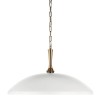 Suspension Delarosa Blanc et bronze 60W ELSTEAD LIGHTING KL-DELAROSA-P-WH