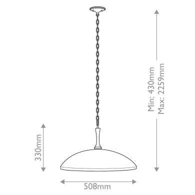 Suspension Delarosa Blanc et bronze 60W ELSTEAD LIGHTING KL-DELAROSA-P-WH