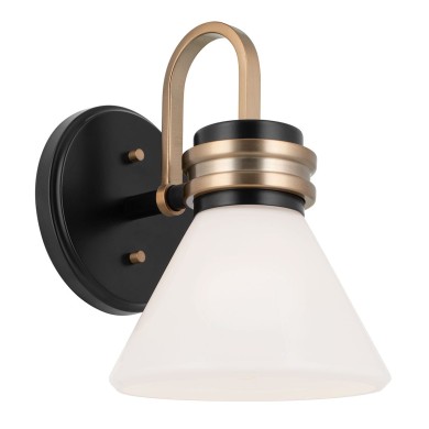 Applique Farum Noir bronze et blanc 3W LED ELSTEAD LIGHTING KL-FARUM1-BK-CPZ