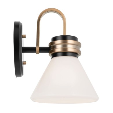 Applique Farum Noir bronze et blanc 3W LED ELSTEAD LIGHTING KL-FARUM1-BK-CPZ