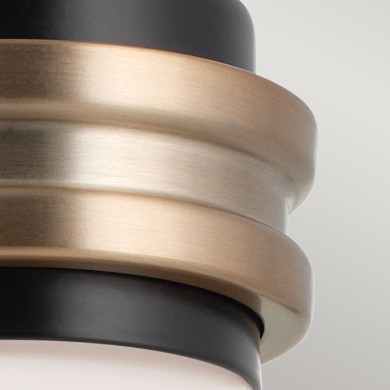 Applique Farum Noir bronze et blanc 3W LED ELSTEAD LIGHTING KL-FARUM1-BK-CPZ