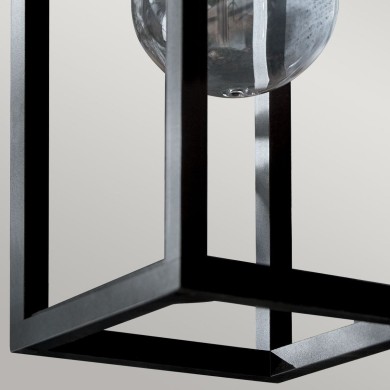 Applique Hone Noir et transparent 60W ELSTEAD LIGHTING KL-HONE-M-BKT