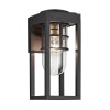 Applique Hone Noir et transparent 60W petit ELSTEAD LIGHTING KL-HONE-S-BKT