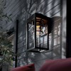 Applique Hone Noir et transparent 60W petit ELSTEAD LIGHTING KL-HONE-S-BKT