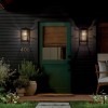 Applique Hone Noir et transparent 60W petit ELSTEAD LIGHTING KL-HONE-S-BKT