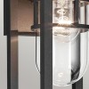 Applique Hone Noir et transparent 60W petit ELSTEAD LIGHTING KL-HONE-S-BKT