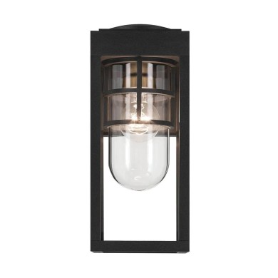 Applique Hone Noir et transparent 60W petit ELSTEAD LIGHTING KL-HONE-S-BKT