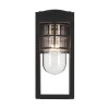 Applique Hone Noir et transparent 60W petit ELSTEAD LIGHTING KL-HONE-S-BKT