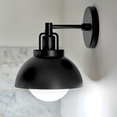 Applique Niva Noir 40W ELSTEAD LIGHTING KL-NIVA-1W-1P-BK